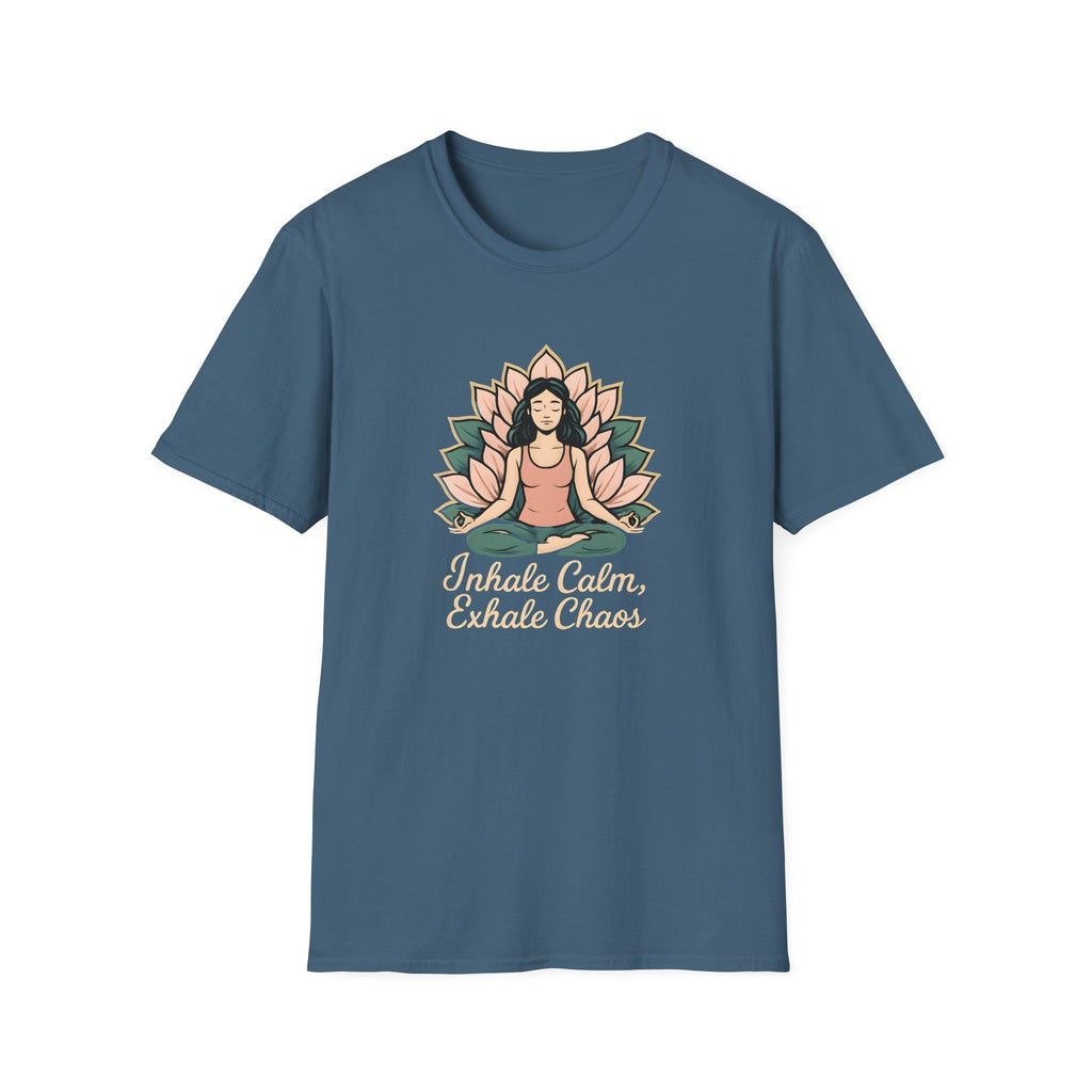 Meditating Woman with Lotus T-Shirt