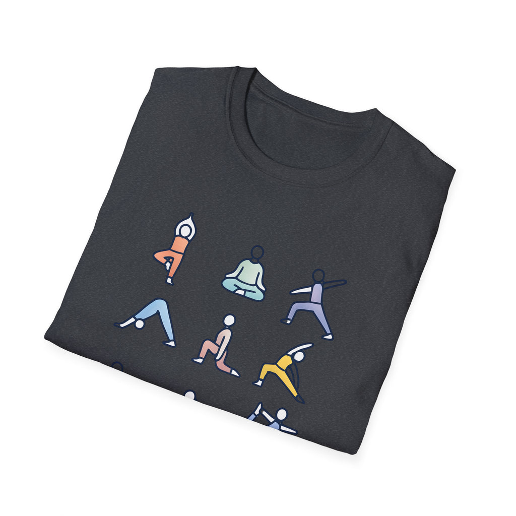 Yoga Pose Illustrations T-Shirt