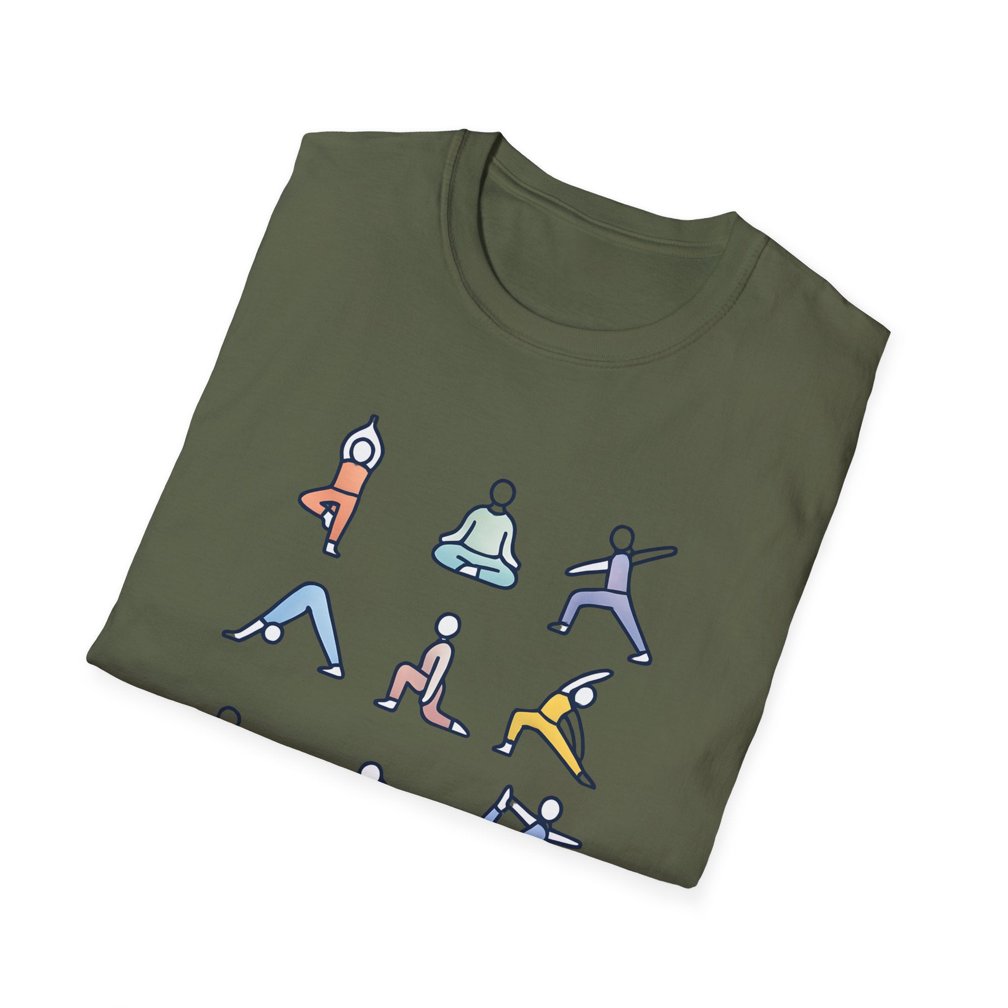 Yoga Pose Illustrations T-Shirt