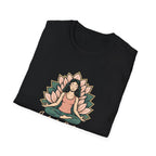 Meditating Woman with Lotus T-Shirt