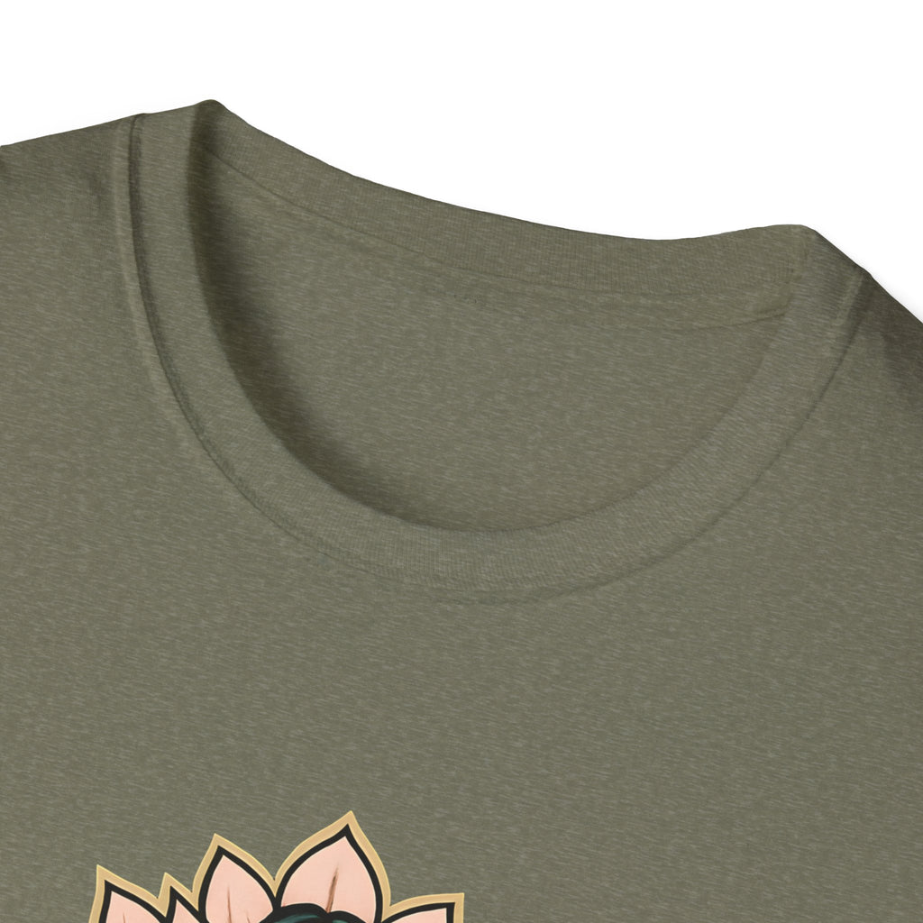 Meditating Woman with Lotus T-Shirt