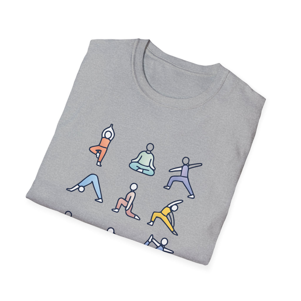Yoga Pose Illustrations T-Shirt