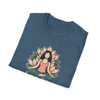 Meditating Woman with Lotus T-Shirt