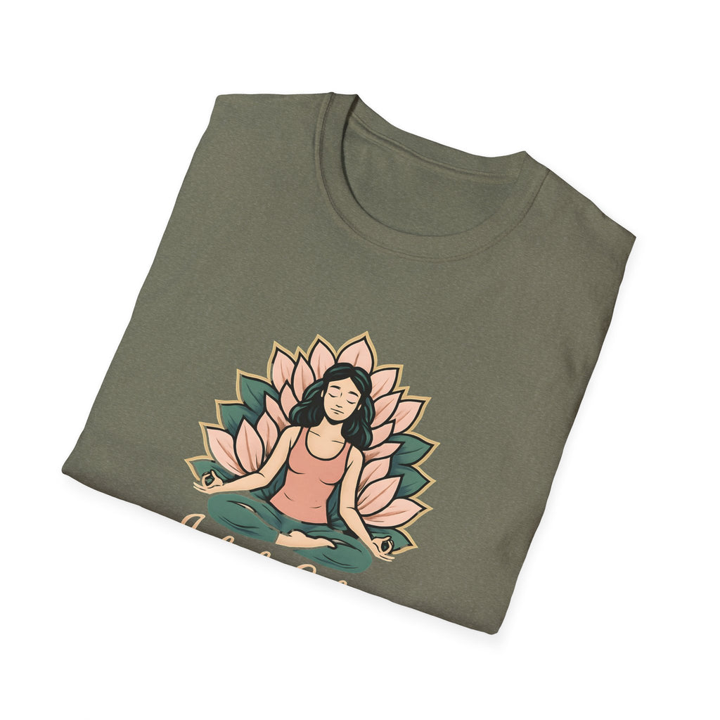 Meditating Woman with Lotus T-Shirt