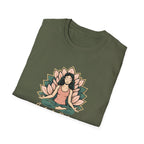 Meditating Woman with Lotus T-Shirt